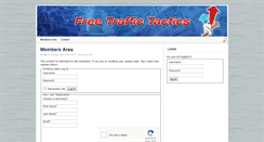 Desktop Screenshot of freetraffictactics.net